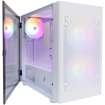 Корпус 1STPLAYER DK D3-B FRGB mATX White
