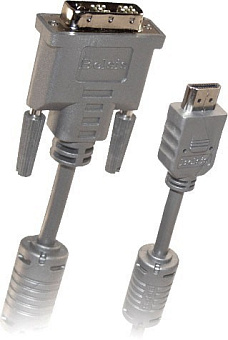 Кабель соединительный HDMI (m) < - > DVI (m),  1.8м, Single link, Cablexpert