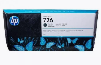 Картридж струйный HP 726 (CH575A) для HP DJ T1200/T1300, чёрный