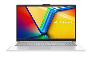 Ноутбук ASUS VivoBook E1504FA-BQ1586 Ryzen 5 7520U/8G DDR5/512 SSD/Radeon HD/15.6"FHD/DOS/серебристый