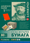 Бумага Lomond [A4] самоклеящаяся бумага, красная, 80гр/м2, 50л, недел. (210мм х 297мм)