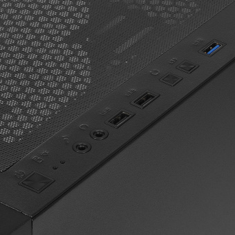 Корпус 1STPLAYER FIREBASE X3 RGB mATX чёрный