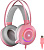 Наушники проводные A4Tech Bloody G521 (микрофон, 20 - 20 000 Гц, 105дБ, подсветка, USB, 2.3м) розовы