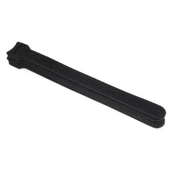 Хомуты-липучки Velcro VT-145x11BK  145x11 мм, 12 шт., черные