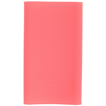 Аксессуар Чехол силиконовый Xiaomi для портативного аккумулятора розовый