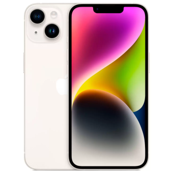 Смартфон Apple iPhone 14 256Gb Starlight (сияющая звезда)