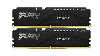 Модуль памяти DDR5 16Gb 5600MHz Kingston Fury Beast Black EXPO CL36 (Kit of 2)