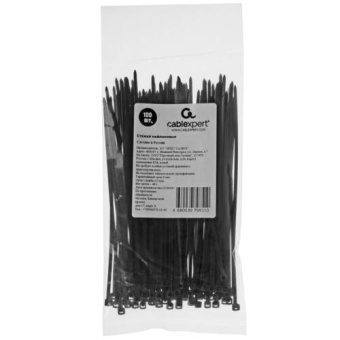 Стяжки нейлоновые  150мм [NYT-150x3.6B] неоткрывающаяся (100шт) чёрные