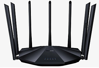 Wi-Fi роутер Tenda AC23 AC2100, 5 ГГц, 1000 Мбит/с, черный