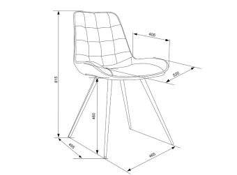 Кресло Бюрократ CH-K2 синий Holland 58 металл черный на ножках