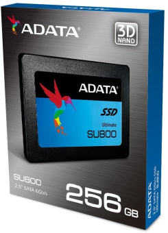 Накопитель SSD SATA 256Gb ADATA Ultimate SU800 (TLC, 560/520 Мбайт/сек)