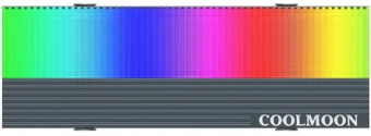 Радиатор COOLMOON M.2 SSD ARGB, пассивное охлаждение