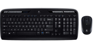 Комплект беспроводной (клавиатура+мышь) Logitech MK330 Wireless Combo USB черный