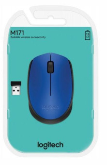 Мышь беспроводная Logitech M171 Wireless синий