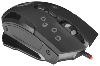 Мышь проводная Defender GM-170L Killer (3200dpi переключаемая подсветка коврик в комплекте ) USB черный