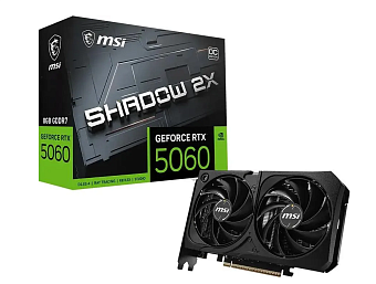Видеокарта 8Gb MSI RTX 5060 8G SHADOW 2X OC MAX (RTX5060) GDDR7 HDMI DP