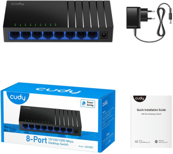 Коммутатор 8 port Cudy GS108D 1000 Мбит/с