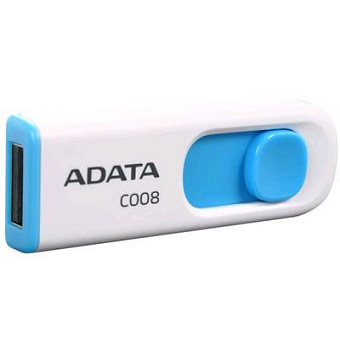 Флешка 64Gb ADATA [C008] белый-синий USB