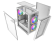 Корпус Powercase Alisio Micro Z3W ARGB mATX белый