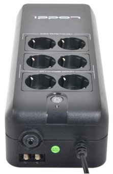 ИБП Ippon Back Verso 600 300Вт 600ВА черный