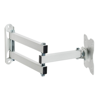 Крепление для телевизора Kromax DIX-15 (15"-28" макс.30кг настенный поворот и наклон) White