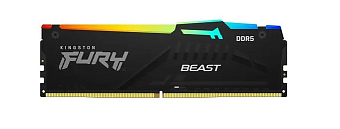 Модуль памяти DDR5 32Gb 5600MHz Kingston Fury Beast Black RGB Black CL40