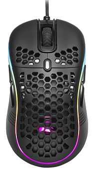 Мышь проводная Sharkoon Light2 S 6200dpi RGB Black