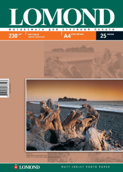 Бумага Lomond [A4] матовая, 230гр/м2, 25л