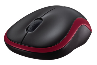 Мышь беспроводная Logitech M185 Wireless Dark-Red