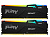 Модуль памяти DDR5 32Gb 5200MHz Kingston Fury Beast Black RGB CL40 (Kit of 2)