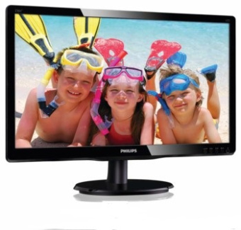 Монитор 23" PHILIPS 233V5LSB/00/01/62 black (1920x1080, 5ms, DVI)