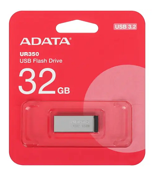 Флешка 32Gb ADATA UR350 USB 3.2 (металлический корпус) черный