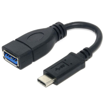 Переходник–адаптер USB-C (m)  --  USB-A (f), Cablexpert (OTG кабель)