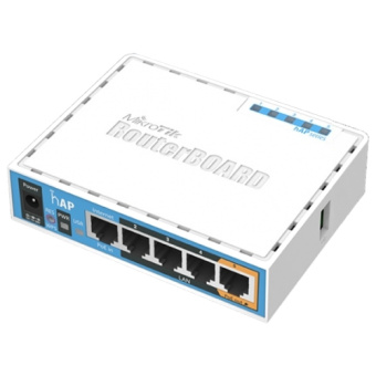 Wi-Fi роутер Mikrotik RB951Ui-2nD (802.11b/g/n, 2.4 ГГц, 5*LAN, PoE, USB)