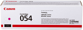 Картридж лазерный Canon 054 M для MF645Cx/MF643Cdw/MF641Cw/LBP623C, пурпурный