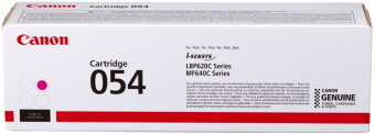 Картридж лазерный Canon 054 M для MF645Cx/MF643Cdw/MF641Cw/LBP623C, пурпурный