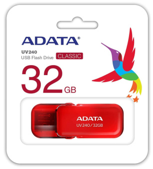 Флешка 32Gb ADATA [UV240] USB красный