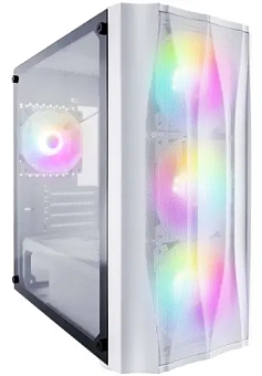 Корпус 1STPLAYER FIREBASE X3 RGB mATX белый