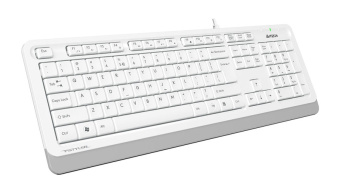 Клавиатура проводная A4Tech Fstyler FK10 белый/серый