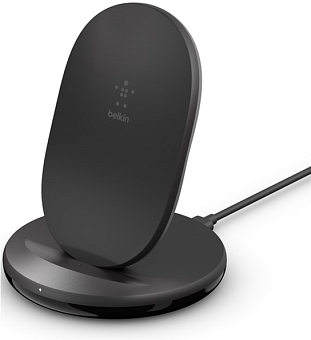Беспроводное зарядное устройство Belkin BoostCharge Wireless Charging Stand 15W Whith Wall Charger B