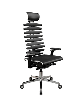 Кресло МЕТТА Equalizer L2-47D (55.F.28.13A) - ЭкоКожа(Инфинити) Черный