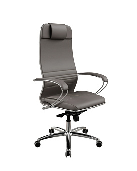 Кресло МЕТТА Samurai KL-1 (543.2.1.49) - ЭкоКожа(Инфинити) Серый