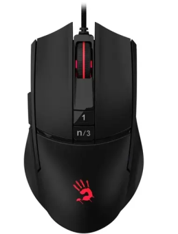 Мышь проводная A4Tech Bloody L65 MAX 12000dpi Black