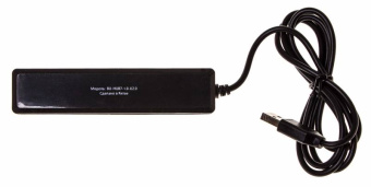 Концентратор USB-A - 7-port USB2.0, Buro BU-HUB7-1.0-U2.0, кабель 1м, черный
