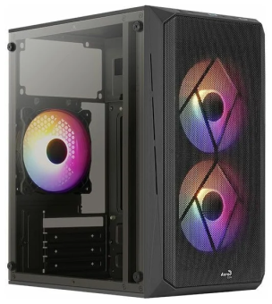 Корпус Aerocool Cs-107-A-BK-v2 FRGB USB3.0 mATX Black