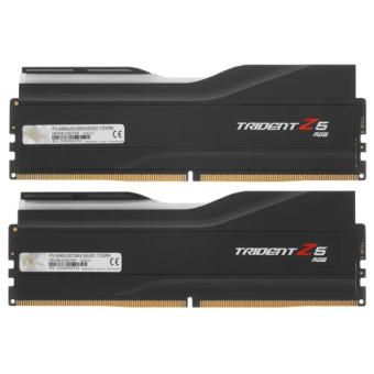Модуль памяти DDR5 32Gb 6400MHz G.SKILL TRIDENT Z5 RGB Black (Kit of 2)