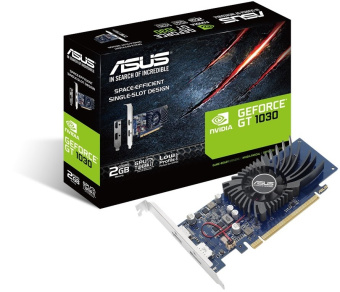 Видеокарта 2Gb ASUS GT1030-2G-BRK (GT1030) GDDR3 64bit HDMI DP