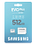 Карта памяти microSD 512Gb Samsung EVO Plus Class 10, A2, V30, UHS-I (U3)Iс SD адаптером