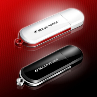 Флешка 32Gb Silicon Power LuxMini 320 USB white