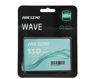 Накопитель SSD SATA .480Gb HIKSEMI Wave(S) Series (3D TLC, 550/470 Мбайт/сек)